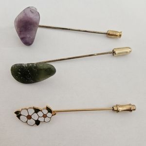 Vintage Women's Set of Three Lapel Pins